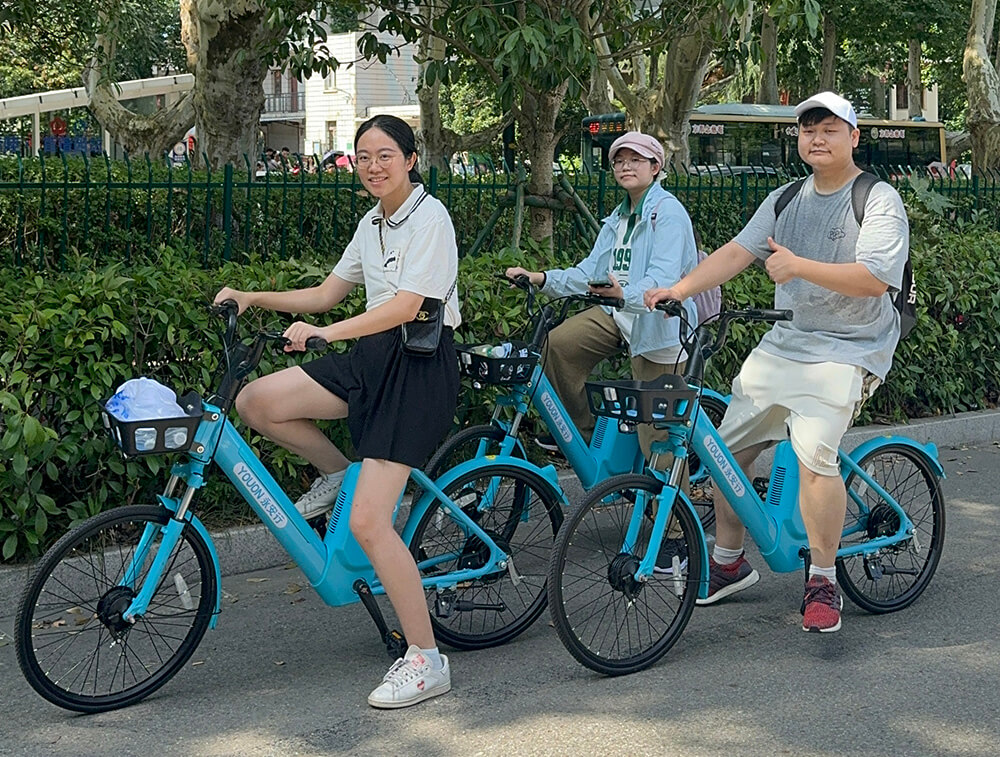 250輛氫能自行車投身南京鐘山風景區(qū)0